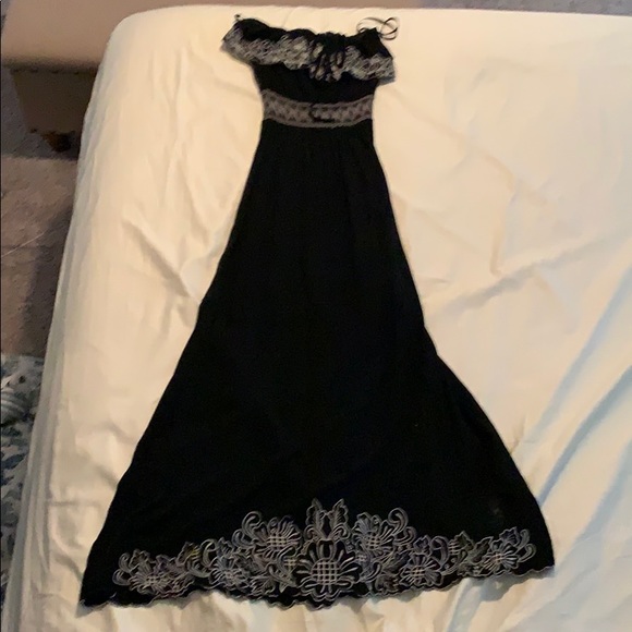 Black strapless American Rag maxi dress - Picture 1 of 5